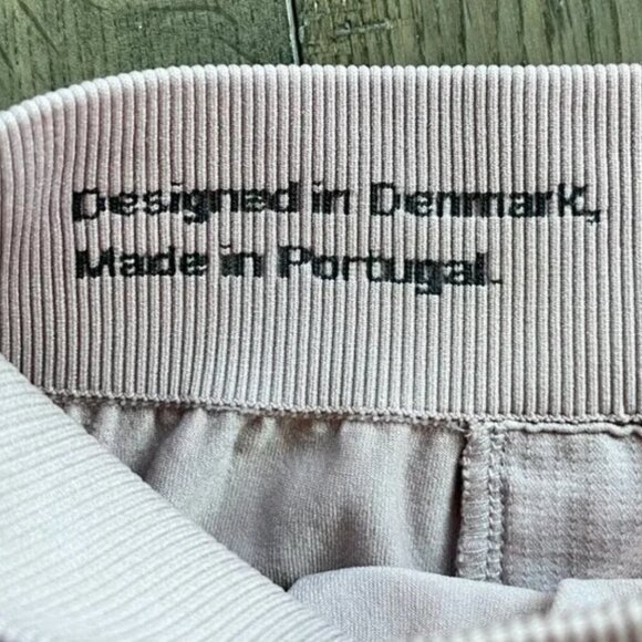 Organic Basics Recycled High-Waist Leggings Size XS-S Pink Beige Sustainable - Picture 5 of 9